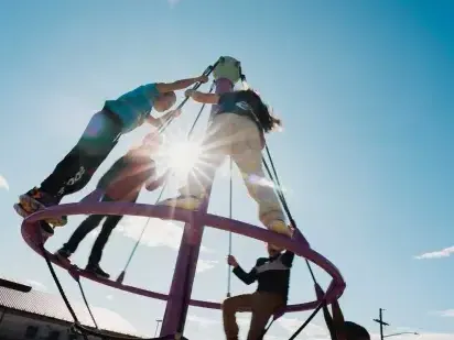 Picture of children playing at a playground